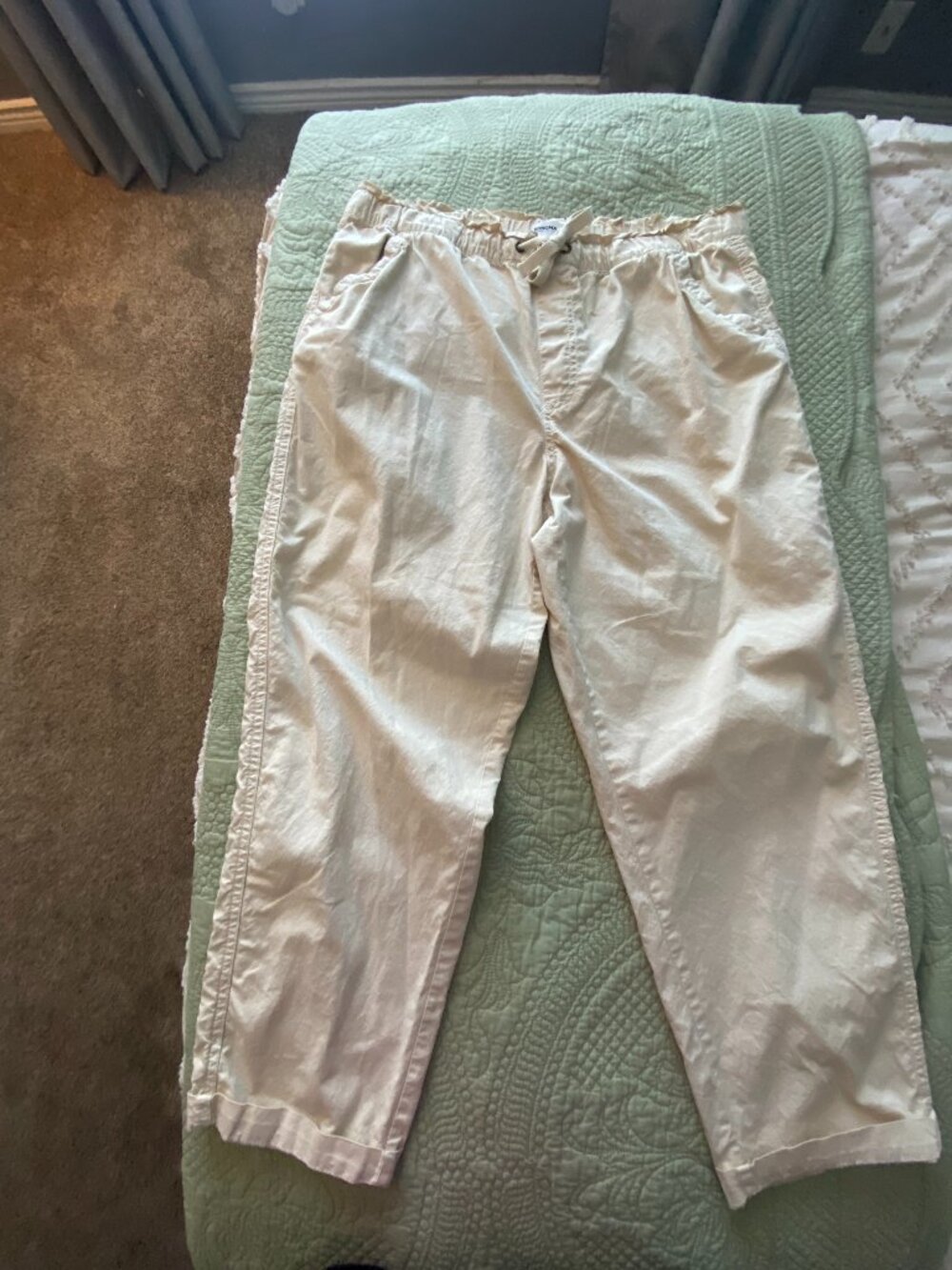 Women's Sonoma Goods For Life® Easy Paper Bag Waist Capri Beige/Light Oak Size L